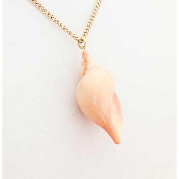 Mermaid Beige Sea Shell Necklace 27 Inches By Avon F16 - Picture 4 of 5